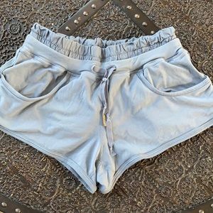 Size 2 Lululemon paperbag-style shorts